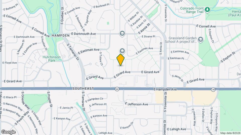 3356 S Uinta Ct Map and Location Details