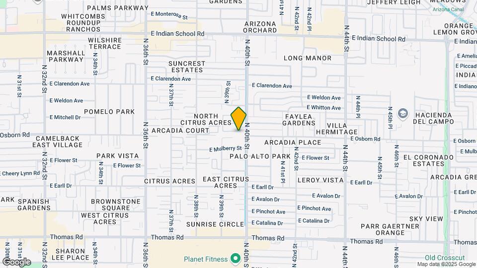 3927 E Sheila Ln Map and Location Details
