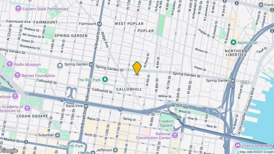 1001 Buttonwood St Map and Location Details