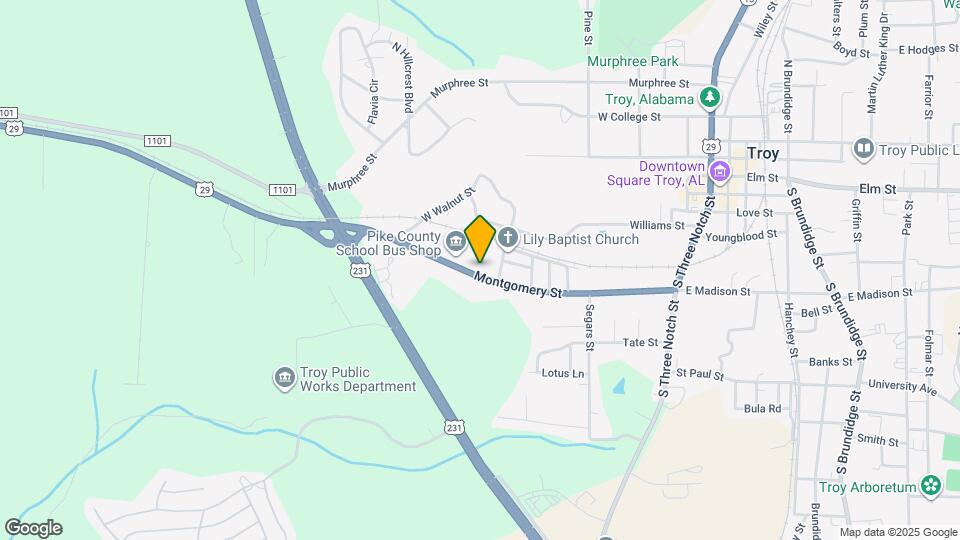 307 Montgomery St Mapa y Detalles de la Ubicación