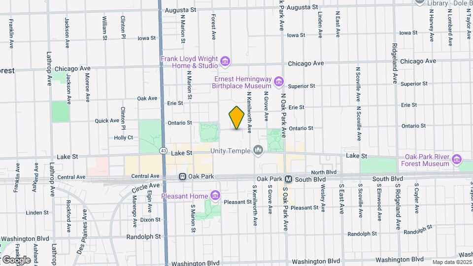 925 Ontario St Map and Location Details