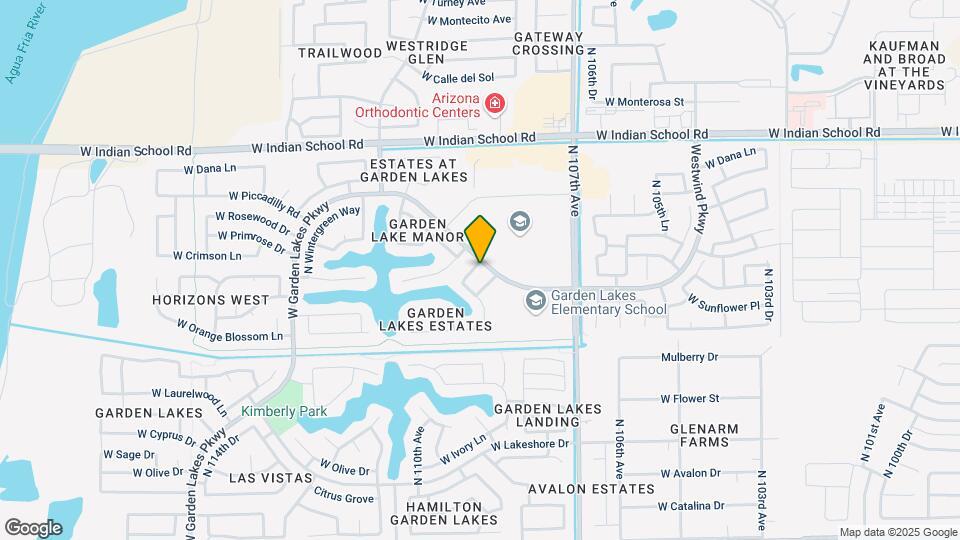 3611 N 109th Dr Mapa y Detalles de la Ubicación