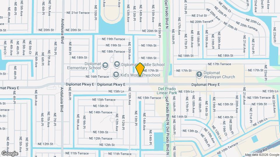 1324 NE 16th Terrace Map and Location Details