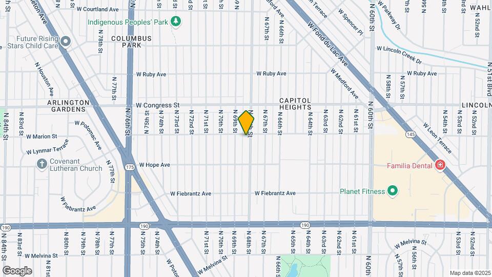 4273 N 68th St Map and Location Details