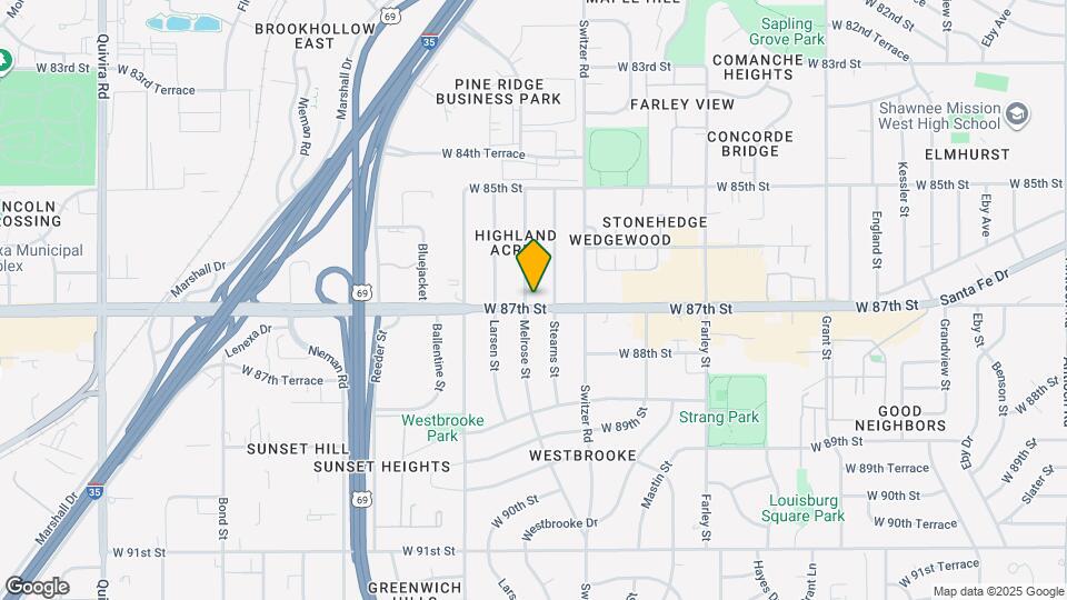 8643 Melrose St Map and Location Details