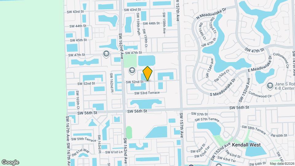 5204 SW 159th Ct Map and Location Details