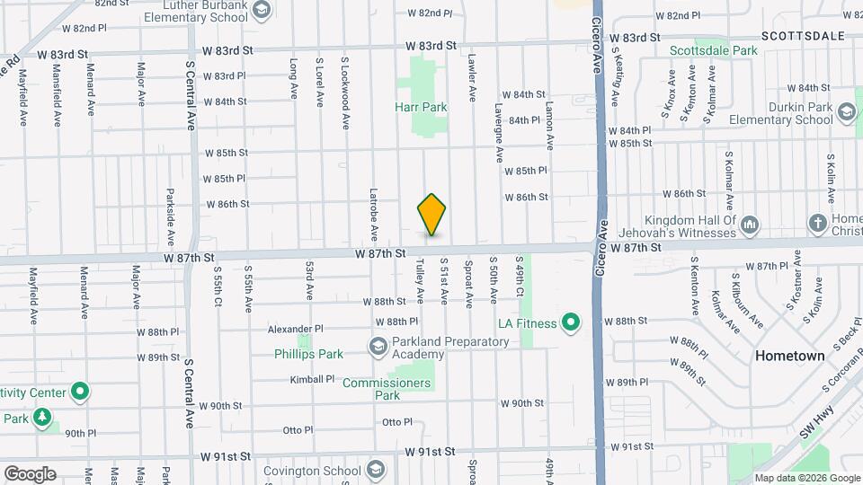 5140 W 87th St Map and Location Details