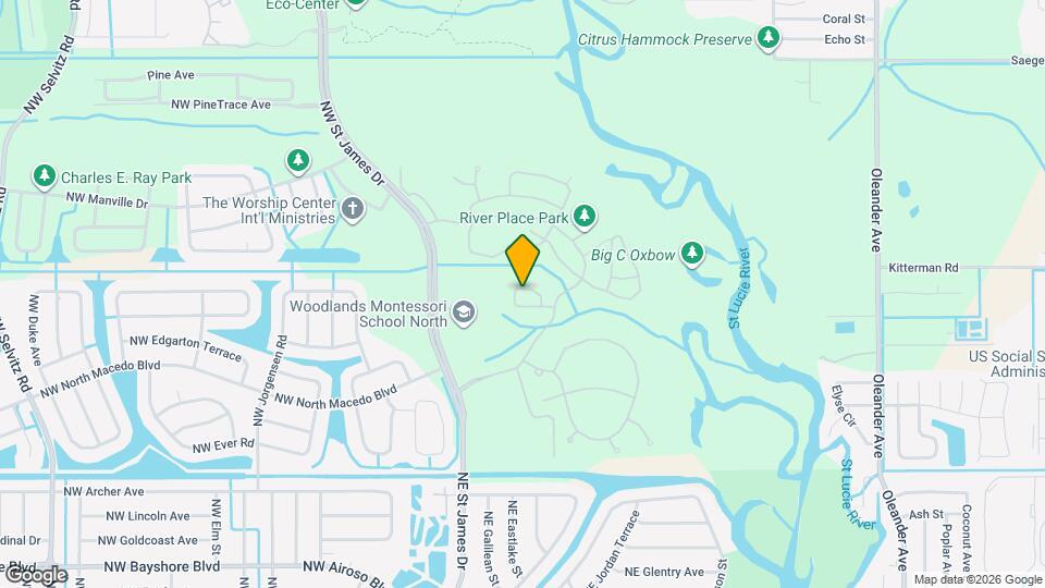 660 NE Moss Rose Pl Map and Location Details