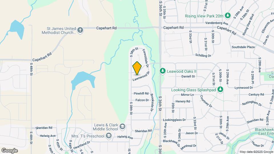 3732 Lawnwood Dr Map and Location Details