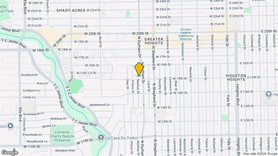 1502 Nashua St Map and Location Details
