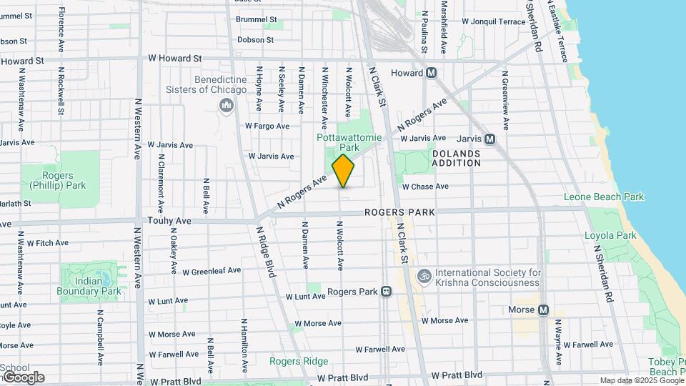 7233 N Wolcott Ave Mapa y Detalles de la Ubicación