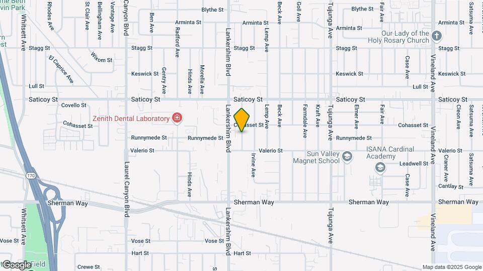 7445 Troost Ave Map and Location Details