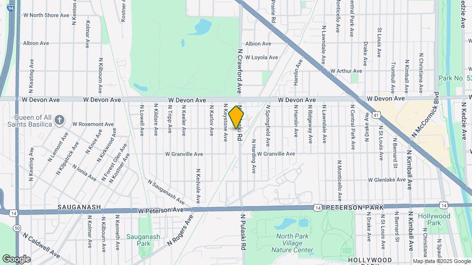 6246 N Pulaski Rd Map and Location Details