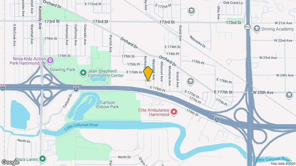 7633 Kentucky Ave Map and Location Details