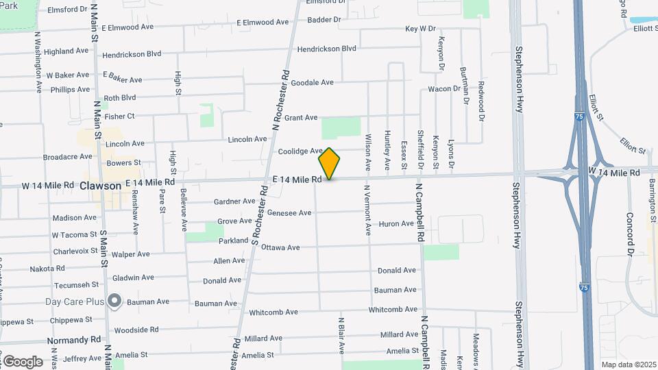 1120 E 14 Mile Rd Map and Location Details