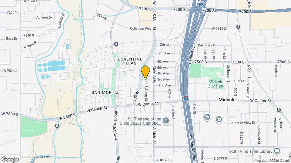 7618 S Stagg St Map and Location Details