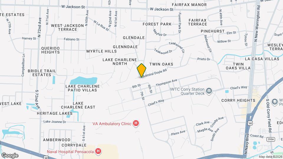 5705 Admiral Doyle Rd Map and Location Details