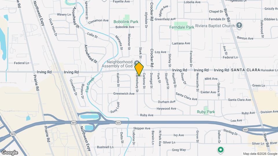 2659 Canterbury St Map and Location Details