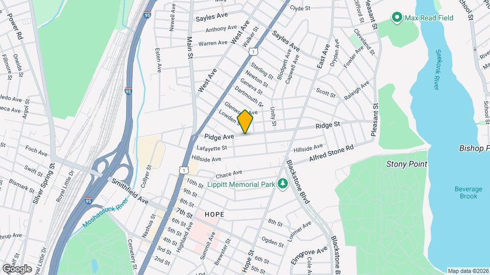 88-90 Pidge Avenue Mapa y Detalles de la Ubicación