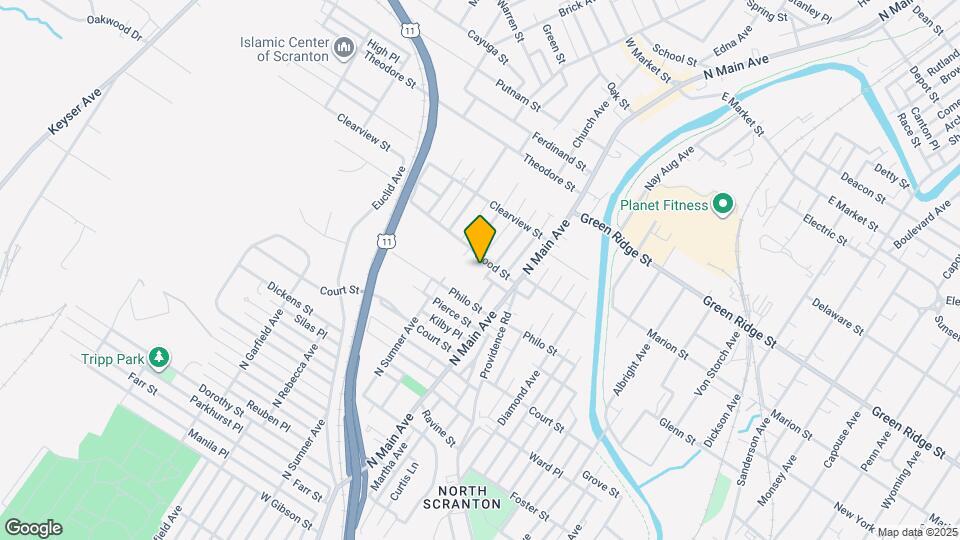 1343 Church Ave Map and Location Details