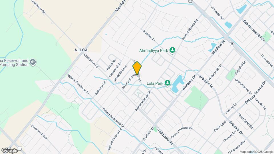 150 Thornbush Blvd Map and Location Details