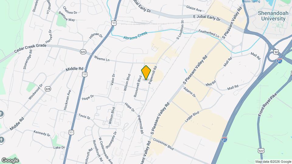 2249 Papermill Rd Mapa y Detalles de la Ubicación