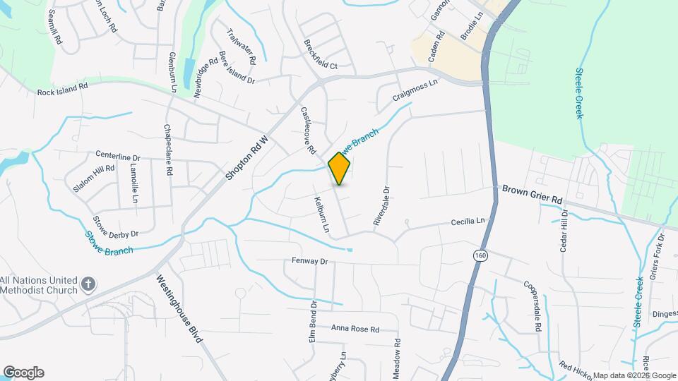 5826 Castlecove Rd Map and Location Details