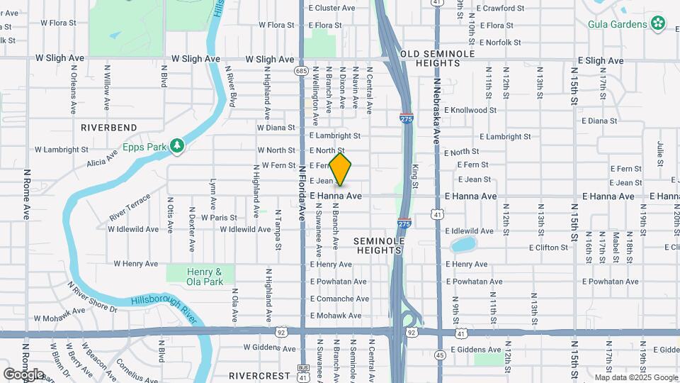 304 E Hanna Ave Map and Location Details