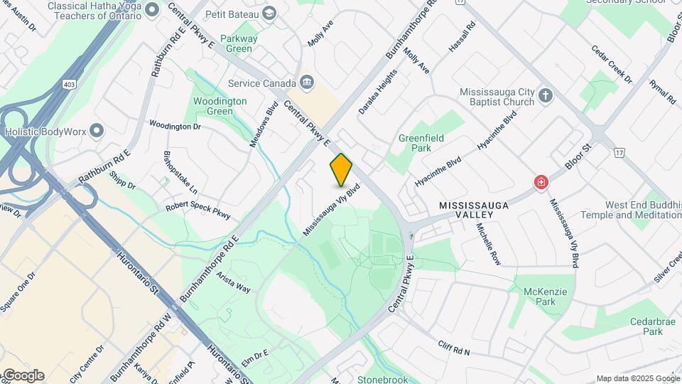1250 Mississauga Valley Blvd Map and Location Details