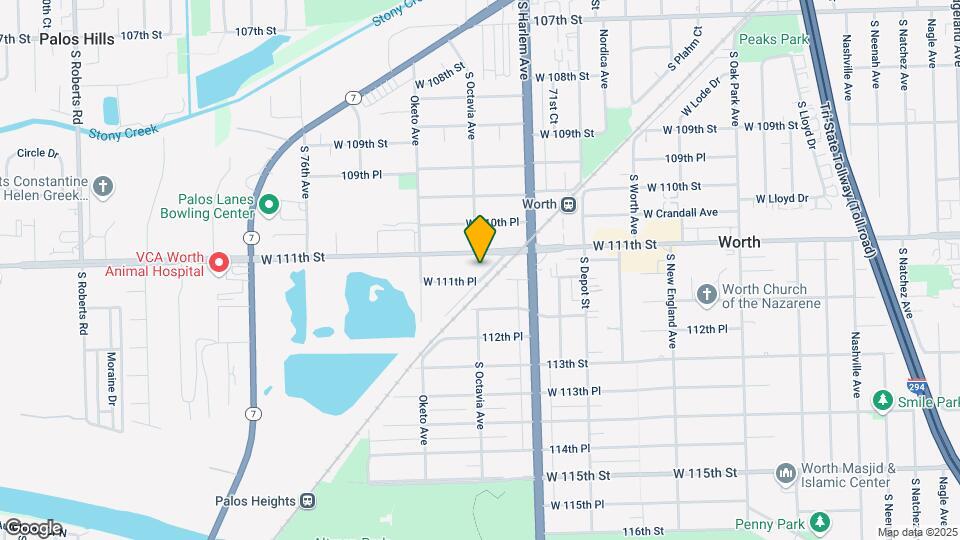 11130 S Columbus Dr Map and Location Details