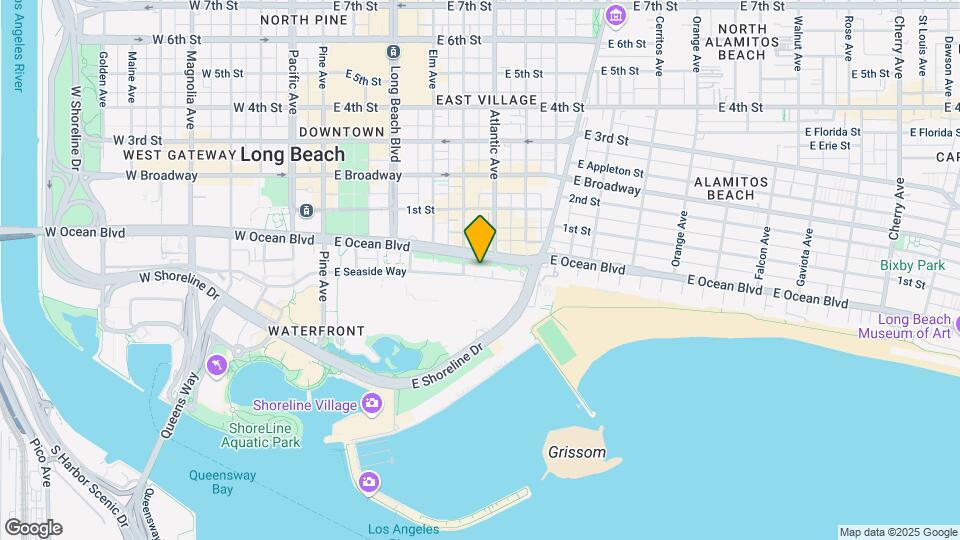 525 E Seaside Way Map and Location Details