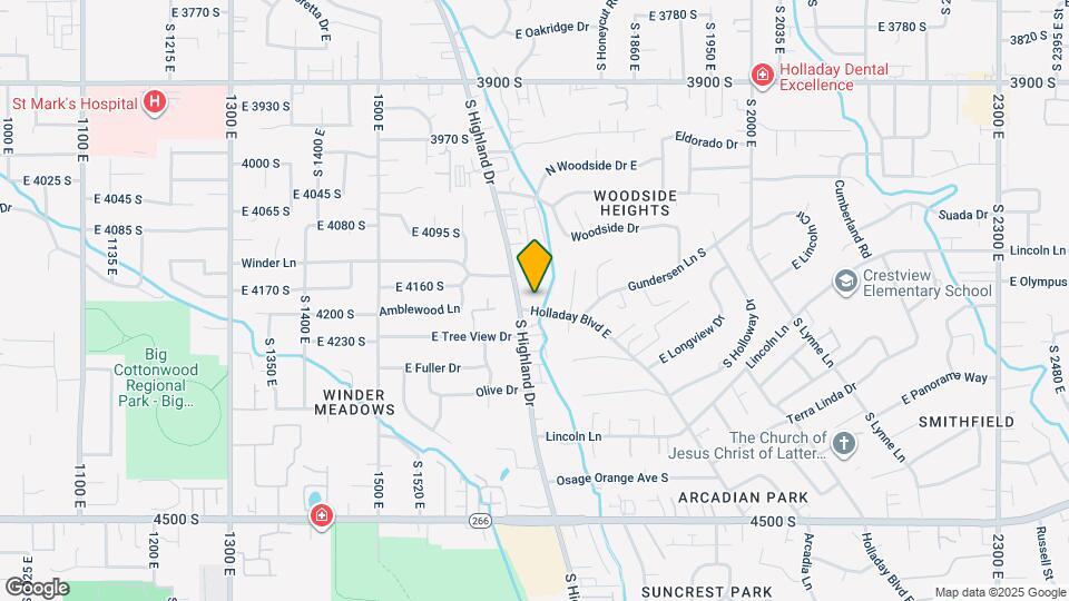 1735 S Holladay Blvd Map and Location Details