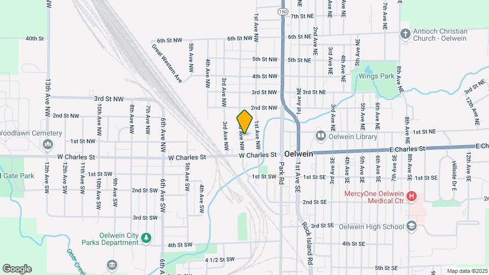 121 1st St NW Map and Location Details