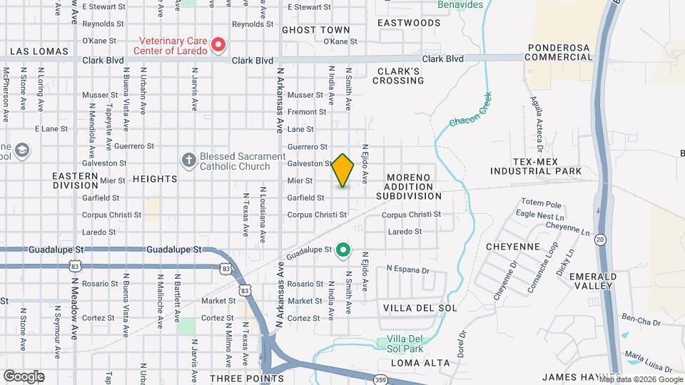 3118 Garfield St Map and Location Details