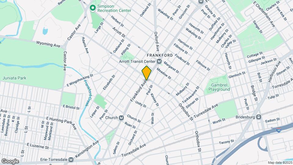 4521 Frankford Ave-Unit -A Mapa y Detalles de la Ubicación