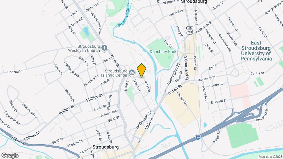 117 N 1st St Mapa y Detalles de la Ubicación