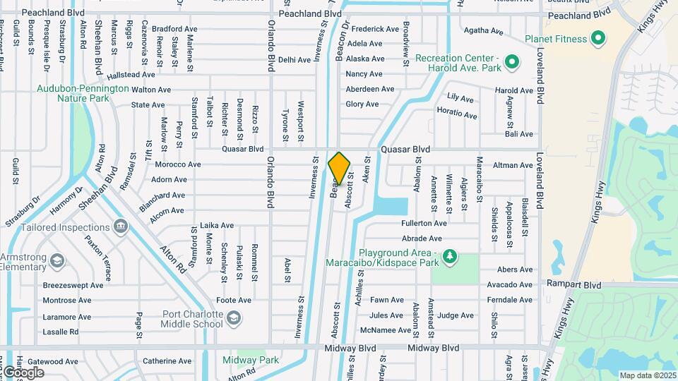 1346 Beacon Dr Map and Location Details