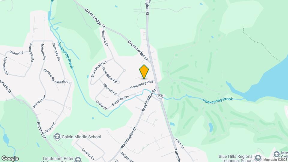 7 Ponkapoag Way Map and Location Details