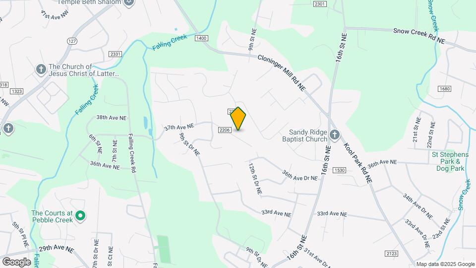 1131 37th Ave Lane NE Map and Location Details