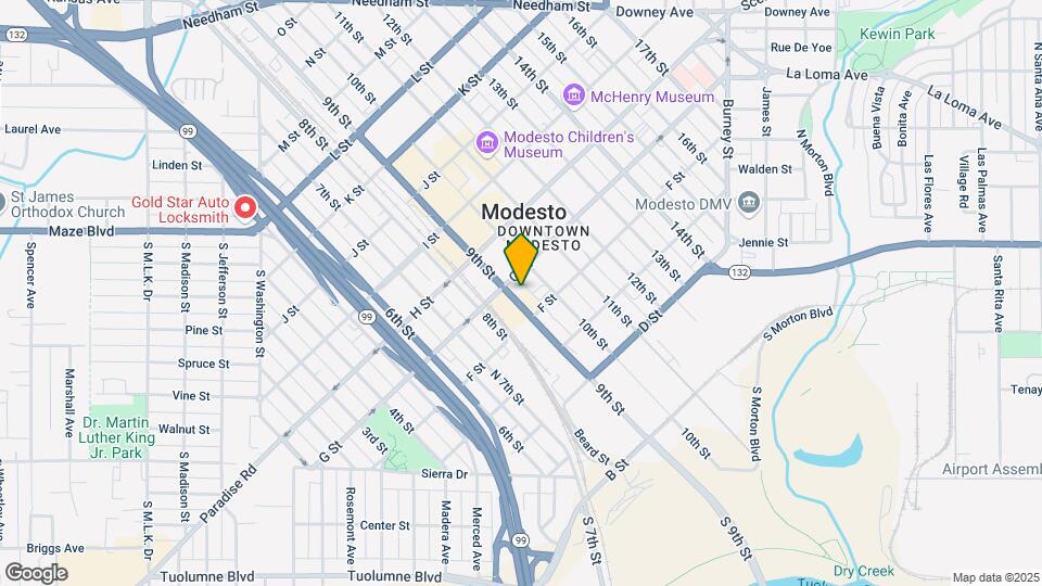Modesto Manor Apartments Mapa y Detalles de la Ubicación