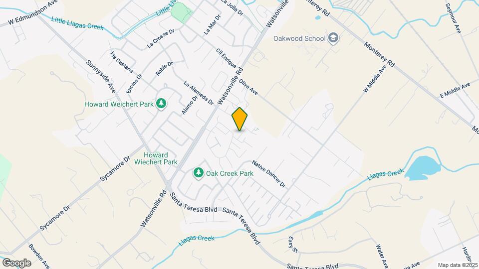 675 Auburn Way Map and Location Details