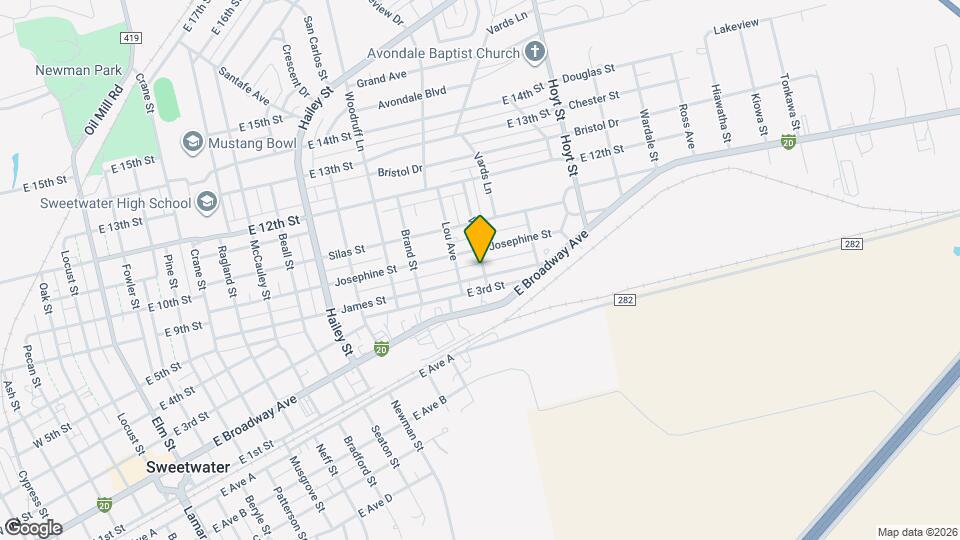 1411 James St Map and Location Details