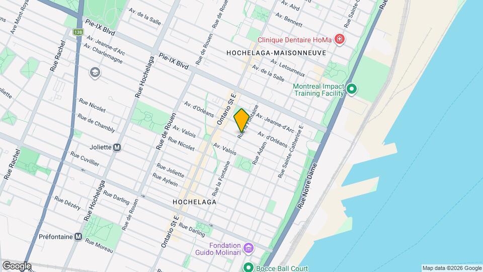 1743 Bourbonnière Av Map and Location Details