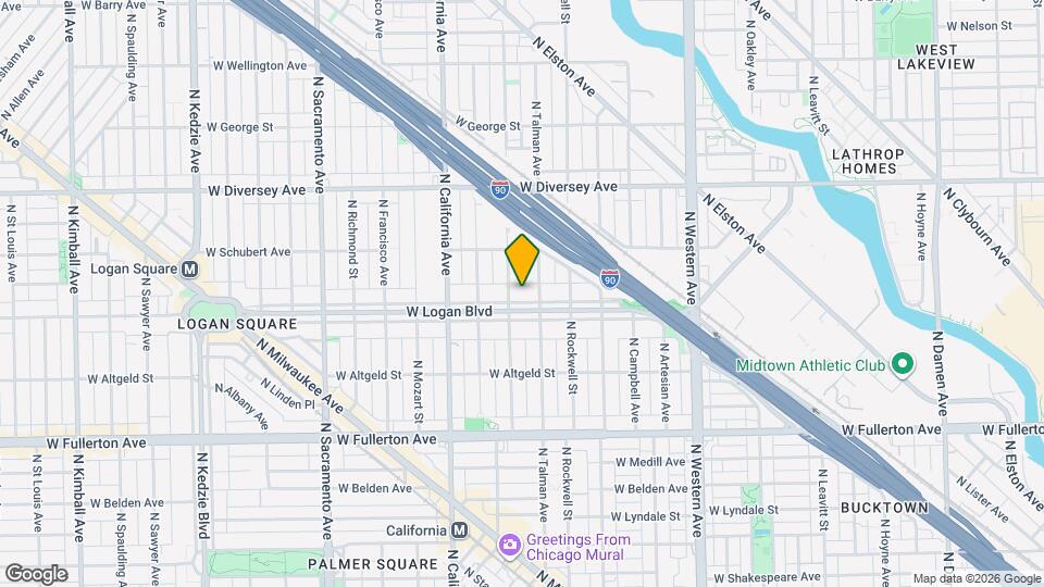 2650 W Logan Blvd Map and Location Details