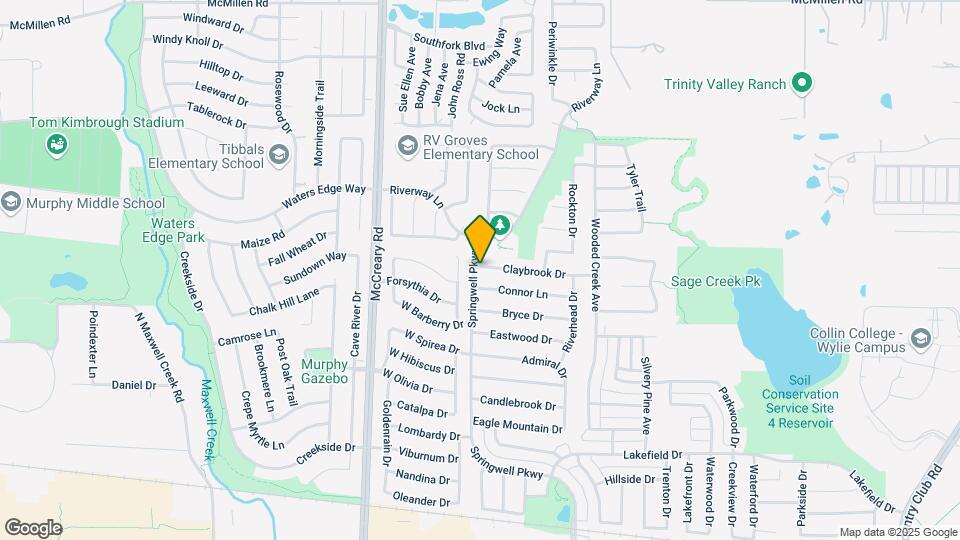 3119 Claybrook Dr Map and Location Details