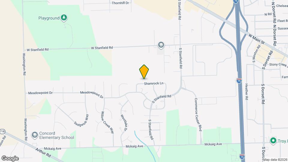2271 Shamrock Ln Map and Location Details
