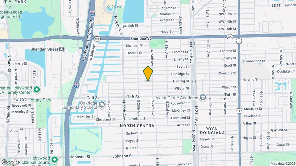 2414 Harding St Mapa y Detalles de la Ubicación