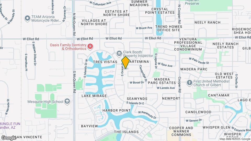 1207 W Riviera Dr Map and Location Details