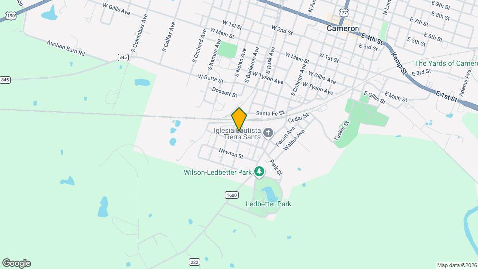 806 S Rusk Ave Mapa y Detalles de la Ubicación