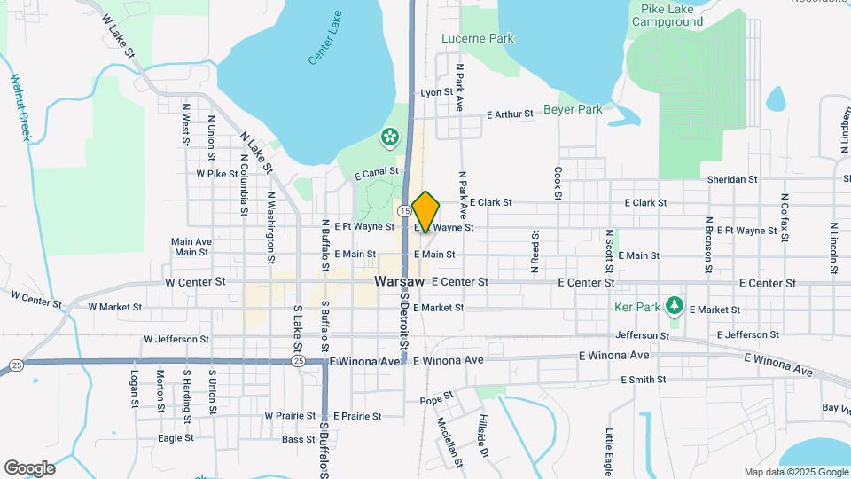 215 N Fort Wayne Ave Map and Location Details